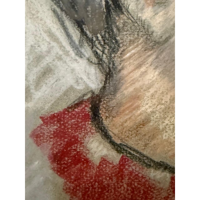 1960s Pastel Portrait of a Boy, by French Artist Padilla For Sale - Image 5 of 7