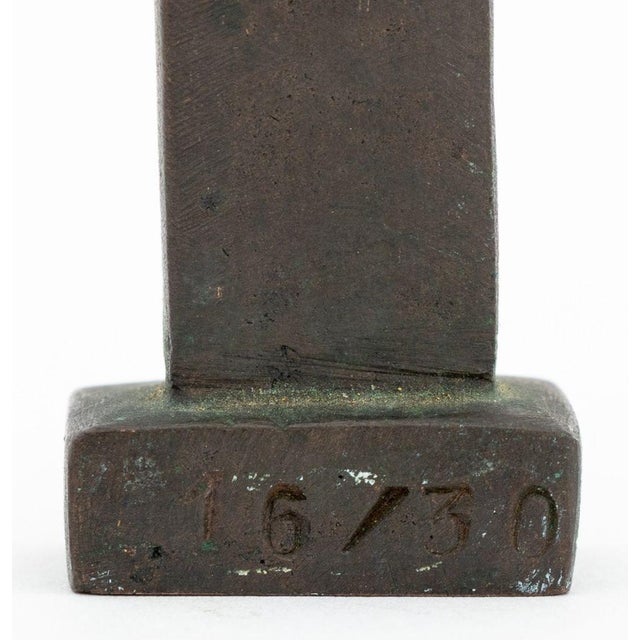 Hans Steinbremmer Geometric Figure Bronze For Sale In New York - Image 6 of 7