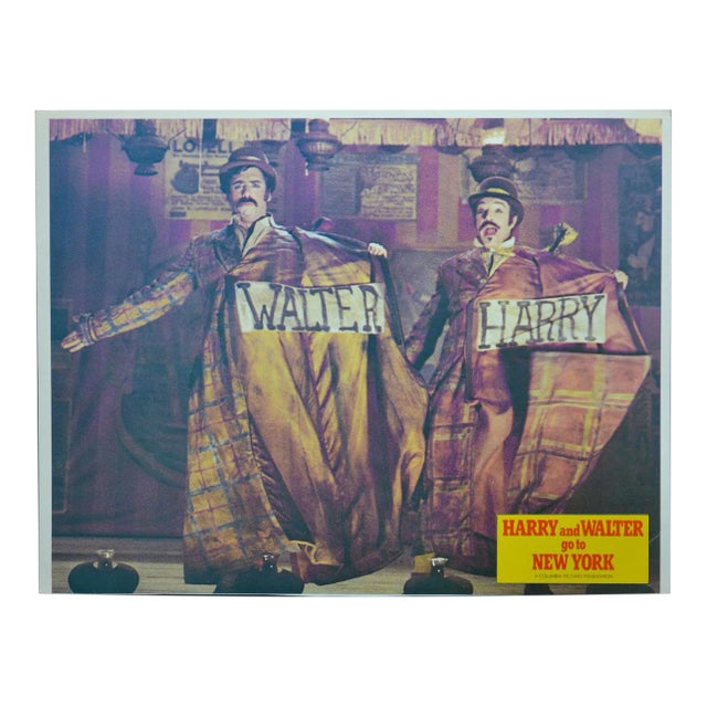 Harry and Walter go to New York Original American Lobby Card of the Movie, 1976 For Sale