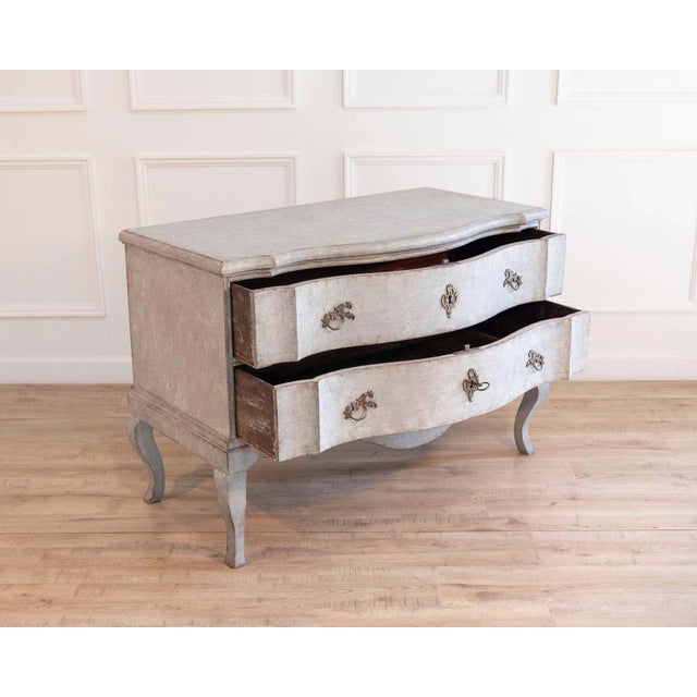 Late 18th Century Late 18th-Century Swedish Baroque Chest of Drawers, circa 1790–1810 For Sale - Image 5 of 10