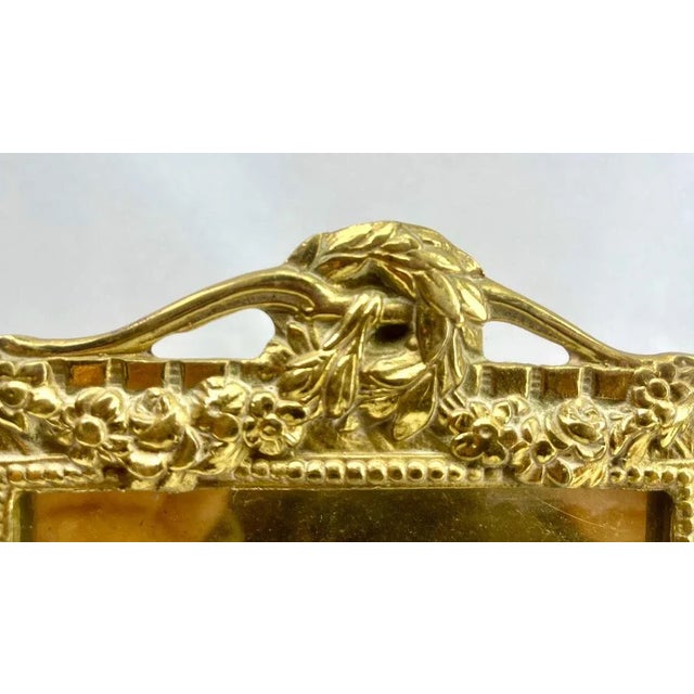 Picture Frame in Polished Brass, 1900s, Set of 2 For Sale - Image 4 of 12