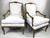 Shell Vintage French Country Style Newly Upholstered Armchairs /Pair For Sale - Image 7 of 11