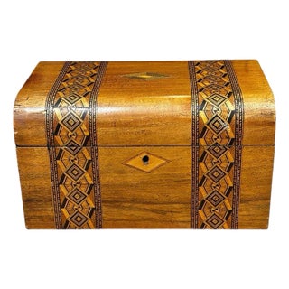 Victorian Jewellery or Trinket Box from Tunbridge Ware For Sale