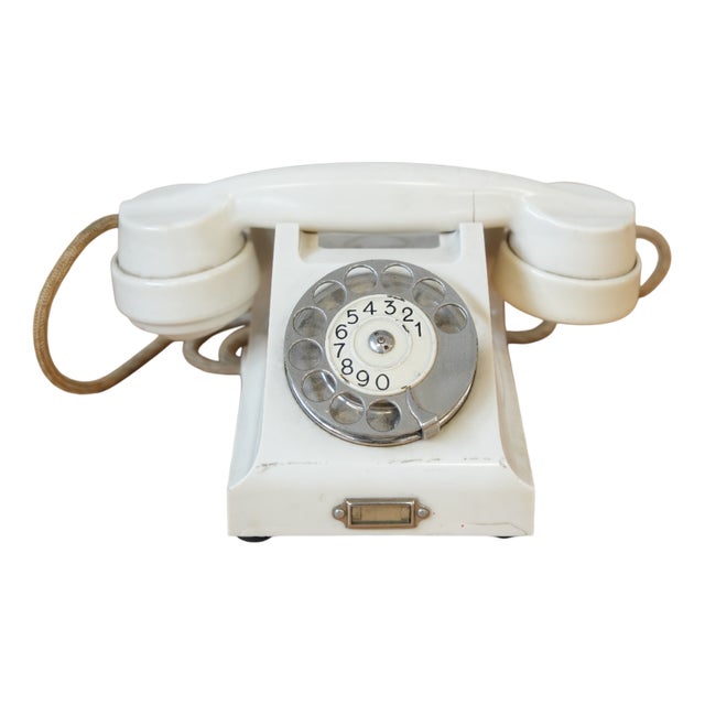 Vintage Industrial Bakelite Rotary Phone from Ericsson, 1950s For Sale
