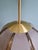 Mid-Century Modern Large Brass Pendant Light with Smoked and Frosted Glass Globe from Peill & Putzler, 1970 For Sale - Image 3 of 14