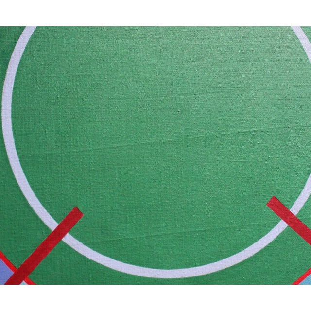 Tom v. Schmitt Geometric Acrylic on Canvas Color Field Study For Sale - Image 9 of 13