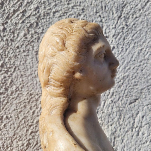Figurative Bust, 1600s, Marble For Sale - Image 15 of 18