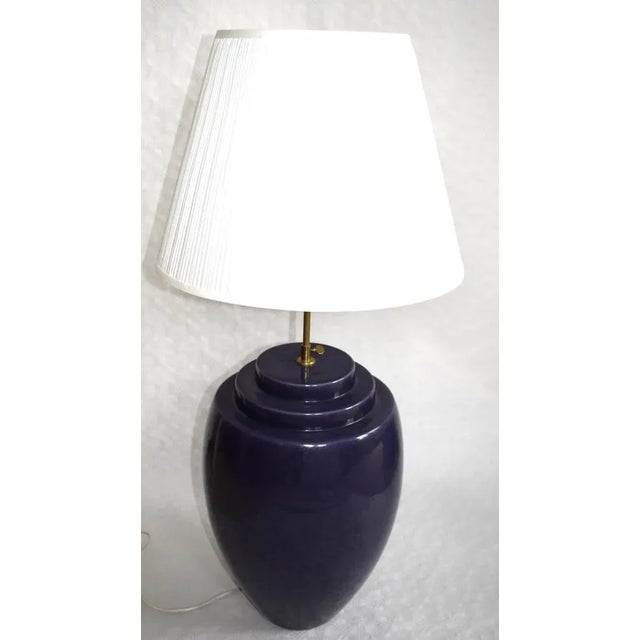 Ceramic Large Ceramic Floor or Table Lamp from Kostka, France, 1970s For Sale - Image 7 of 7