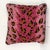 Pink animal print needle point pillow is a cheeky addition to your decor. The bold leopard motif is hot pink, pink, black...