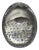 Murano Glass Egg-Shaped Paperweight, 1950 For Sale