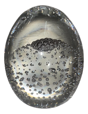 Murano Glass Egg-Shaped Paperweight, 1950
