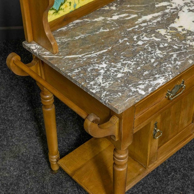 Edwardian Birch Washstand For Sale - Image 11 of 15