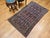 Textile Antique Persian Senneh Area Rug, Hand-Knotted Wool, Allover Herati Pattern, Navy & Red, 4x6 For Sale - Image 7 of 18