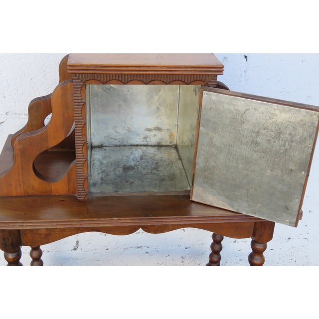 Early 1900s Cigar Tobacco Humidor Chest Box Cabinet 5693 For Sale - Image 12 of 12