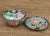 Vintage Cloisonné Enamel Lidded Bowls With Saucers – Floral & Bird Motif - Set of 4 For Sale - Image 12 of 18