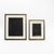 Picture Frame 8x10” in White Shagreen With Brass Details by Kifu Paris For Sale - Image 10 of 11