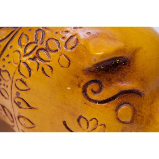 Mid-Century California Pottery Piggy Bank With Cork Stopper For Sale - Image 9 of 13