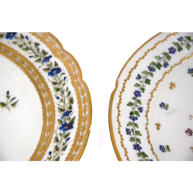 These Saxony Porcelain Plates are original decorative objects realized during the mid-XIX century, based on a eighteenth-...