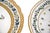 These Saxony Porcelain Plates are original decorative objects realized during the mid-XIX century, based on a eighteenth-...