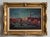 Teal Vintage Venetian Lagoon and Grand Canal Architectural Oil Painting For Sale - Image 8 of 8