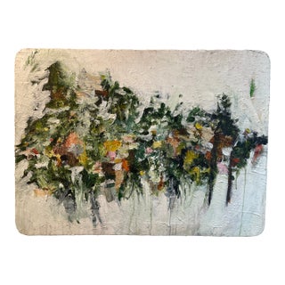 2004 Hank Fuseler Rock's Pond Landscape Painting For Sale