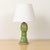 Spanish 19th Century Spanish Terracotta Green Glaze Lamp For Sale - Image 3 of 10