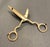 Traditional Vintage Brass Scissor Candle Snuffers For Sale - Image 3 of 4