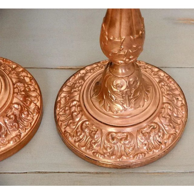Mid 19th Century Copper Candlesticks - Set of 4 For Sale - Image 5 of 6