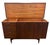 Mid-Century Modern Vintage Mid Century Modern Style Honderich Furniture Walnut & Cedar Lined Trunk / Blanket Chest For Sale - Image 3 of 12