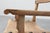 Brutalist Armchair with Carved Rosettes and Nailed Wooden Seat, Spain, 1950s For Sale - Image 9 of 16