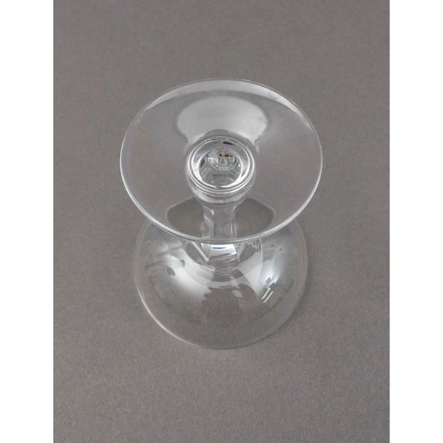 Mid 20th Century Baccarat Crystal France Signed Gascogne Champagne Sherbet Glasses- Set of 6 For Sale In Miami - Image 6 of 7