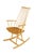 Jorgen Baekmark / FDB Mobler Danish Modern Beech Rocking Chair, circa 1970s. Features a spindle back and spindled tapered...