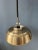 Mid-Century Aluminium Pendant Lamp with Orange Lacquer For Sale - Image 4 of 11