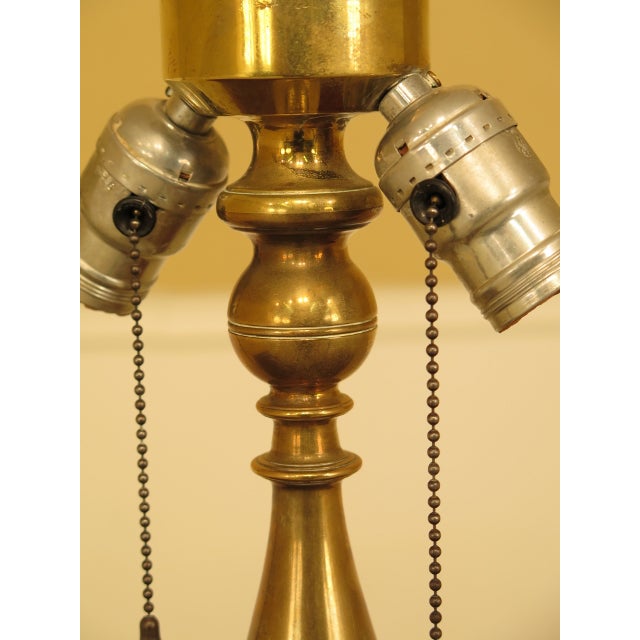Traditional Heavy Solid Brass Vintage Table Lamp Chairish