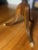 Wood Vintage Solid Mahogany Two-Tier Dumbwaiter Accent Table With Brass Claw Feet, Walnut Finish For Sale - Image 7 of 7