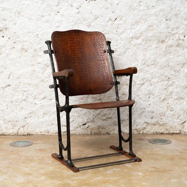 Immerse yourself in the timeless allure of Catalan Modernism with the "Kursaal" Theater Chair, a sculptural masterpiece...