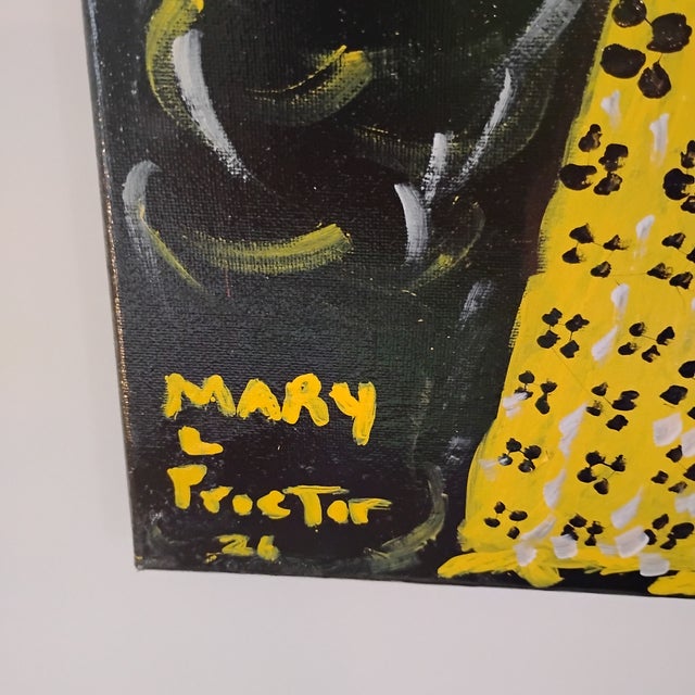 This folk art painting is an original piece by Mary Louise Proctor, widely known as "Missionary" Mary Proctor. About the...