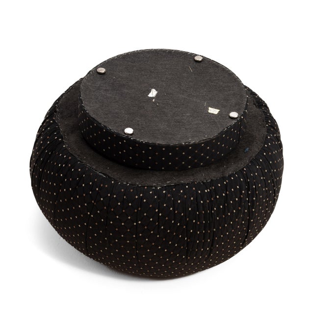 Adrian Pearsall Postmodern Swivel Mushroom Pouf Ottoman Original Fabric Directional Weiman Preview Comfort Designs For Sale - Image 10 of 10