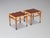 1960s Restored Pair of Lane Acclaim Small Square Snack Tables For Sale - Image 5 of 13