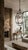 Barovier Seguso & Ferro Large Mid-Century Italian Rustic White Glass & Wrought Iron Pendant Light For Sale - Image 4 of 4