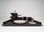 Brutalist Tête-À-Tête for Two on Wooden Tray from Doverstone & Fürstenberg, 1960s, Set of 12 For Sale - Image 10 of 17