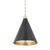 Osterley's simple, yet striking cone silhouette makes it both elegant and useable. The shade's Aged Brass inside contrasts...