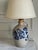 Vintage Rowe Pottery Works Salt Glazed Stoneware Cobalt Blue Bird Jug Table Lamp 25" For Sale - Image 15 of 18