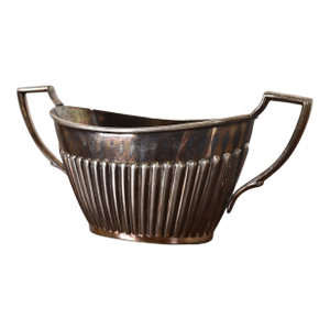 Tiffany & Co. Style Art Deco Silverplate Sugar Bowl