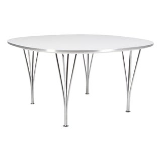 Round Coffee Table attributed to Piet Hein & Bruno Mathsson for Fritz Hansen, 2000s For Sale