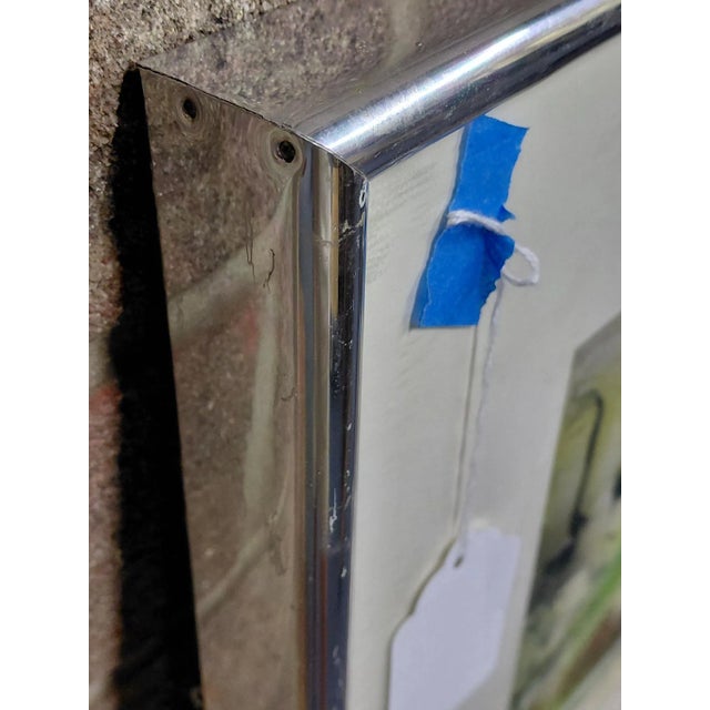 Framed Signed J. Akston "Crustaceans at Play, 1970" Acrylic on Paper For Sale - Image 10 of 12