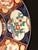 Imari Porcelain Hand Painted Japanese Imari Plate Featuring Peony Center Medallion For Sale - Image 4 of 7