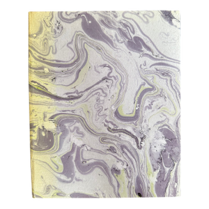 Handmade Marbled Paper Notebook