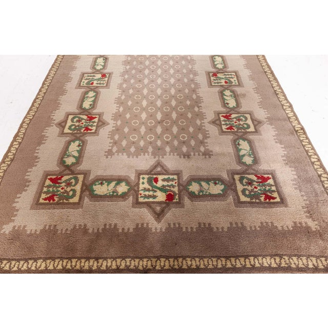 Art Deco Doris Leslie Blau Vintage French Art Deco Rug by Paule Leleu For Sale - Image 3 of 8