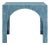 Teal Tomlin Teal Game Table with Glass Top For Sale - Image 8 of 8